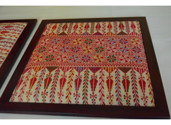 Embroidered Wooden Hanging Frame | Set of 2 Pieces